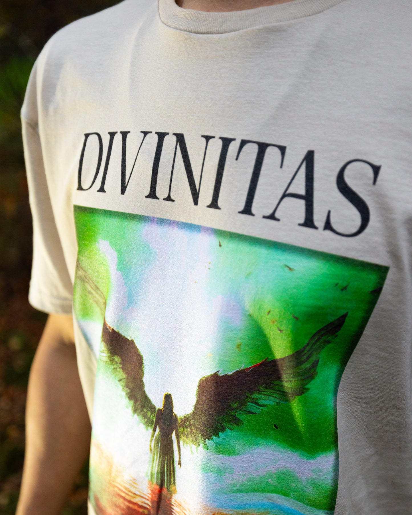 'DIVINE ERROR' Ecru T-Shirt